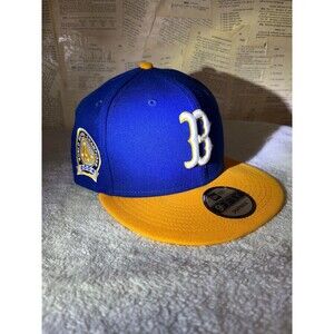 Boston Red Sox 2004 World Series Champions New Era 9FIFTY Snapback Blue/Yellow